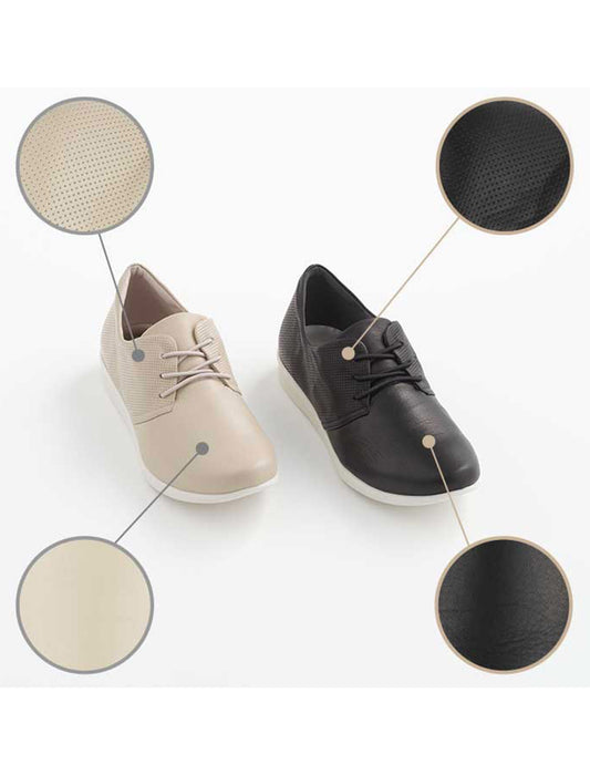 【メーカー直送(送料込)】＜Miss Kyouko＞４Eゴム紐マニッシュシューズ