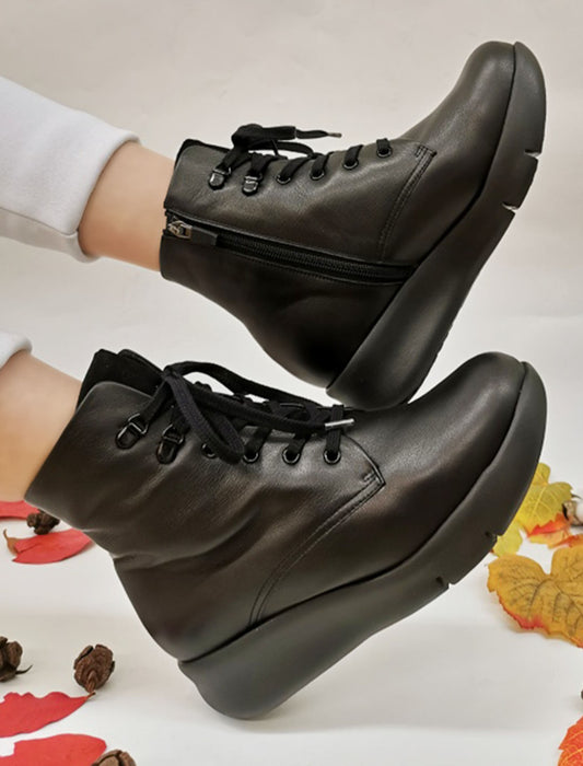 【メーカー直送(送料込)】＜Miss Kyouko＞4E 編み上げアクティブブーツ