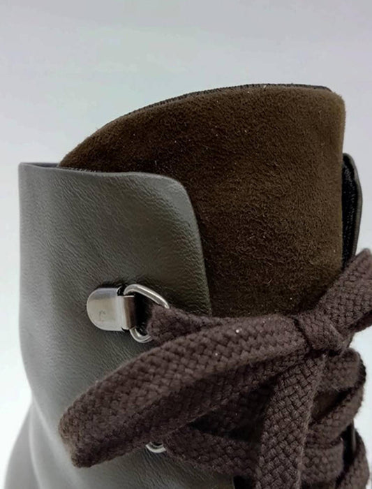 【メーカー直送(送料込)】＜Miss Kyouko＞4E 編み上げアクティブブーツ