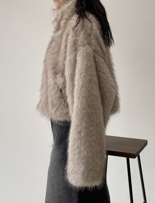 フェイクファーショート丈ジャケット | Northmall（ノースモール