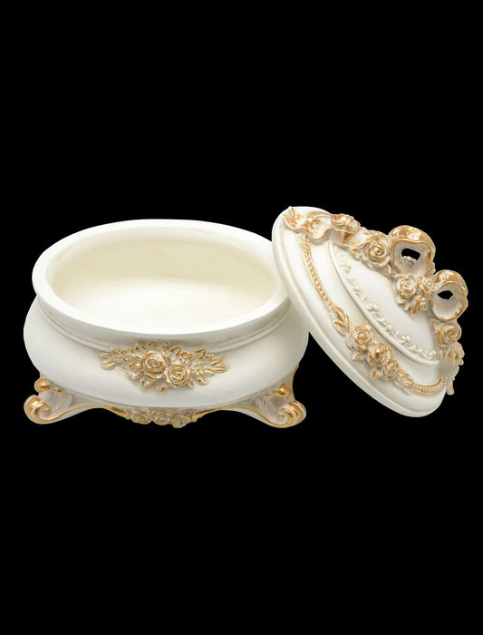 足付オーバル小物入れ