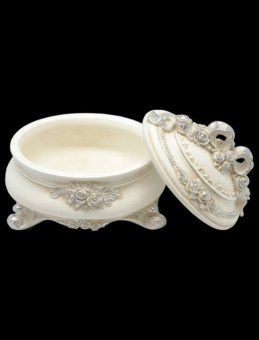 足付オーバル小物入れ