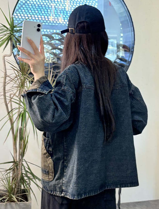 ゆったりデニムコート