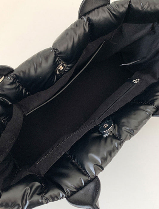 【近日入荷】軽量キルティング2WAYトートバッグ　※ブラック/シルバーは２月上旬入荷