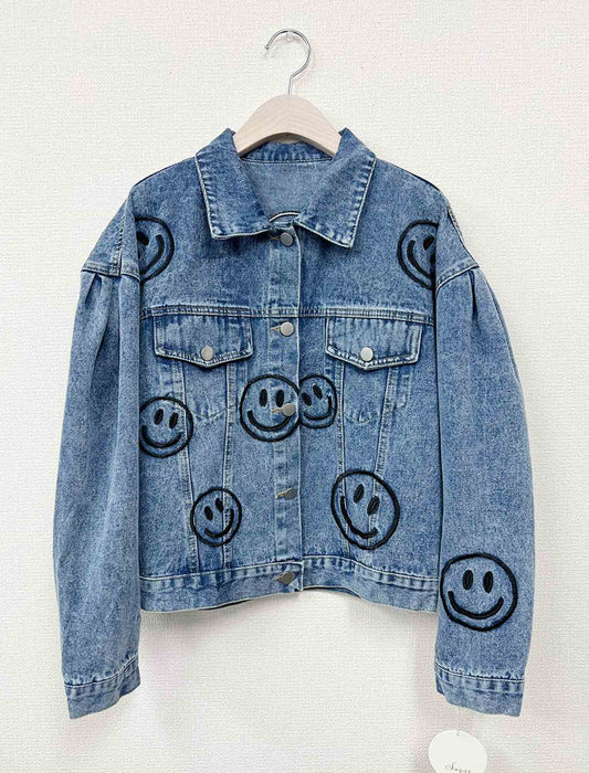 モチーフデザイン デニムジャケット