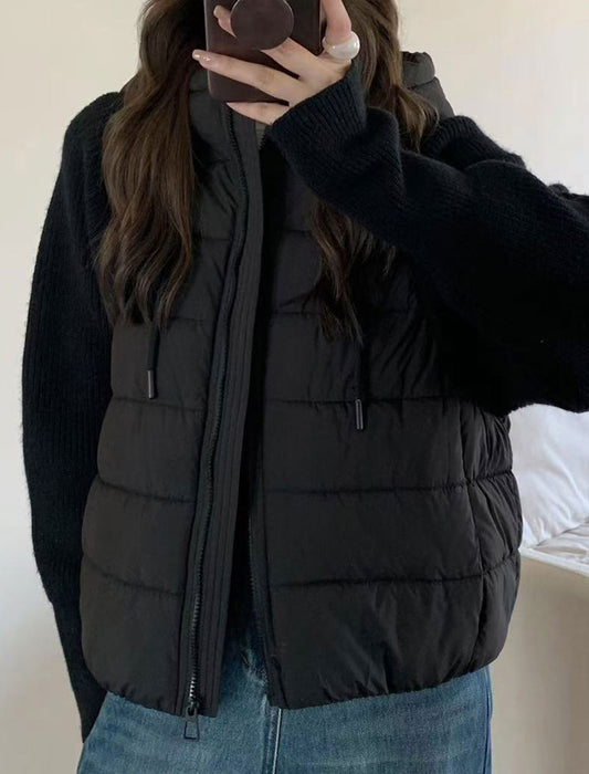 フーディーキルティングジャケット