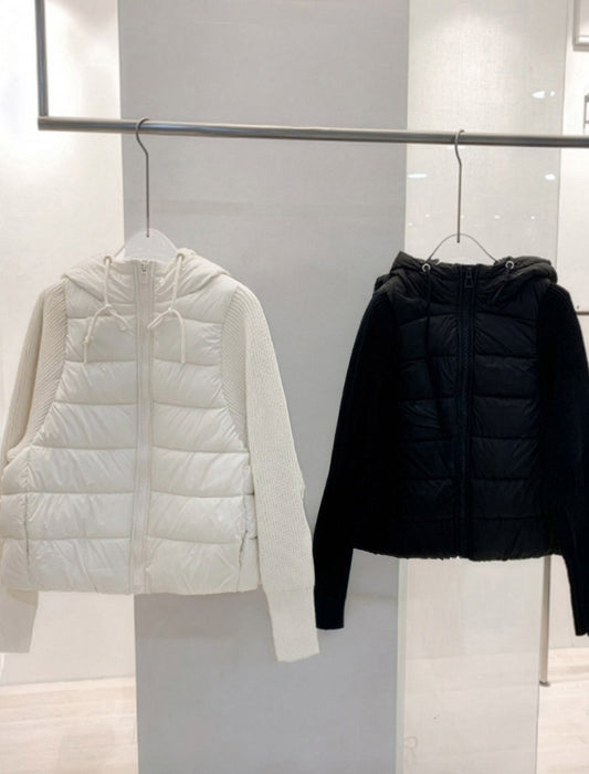 フーディーキルティングジャケット