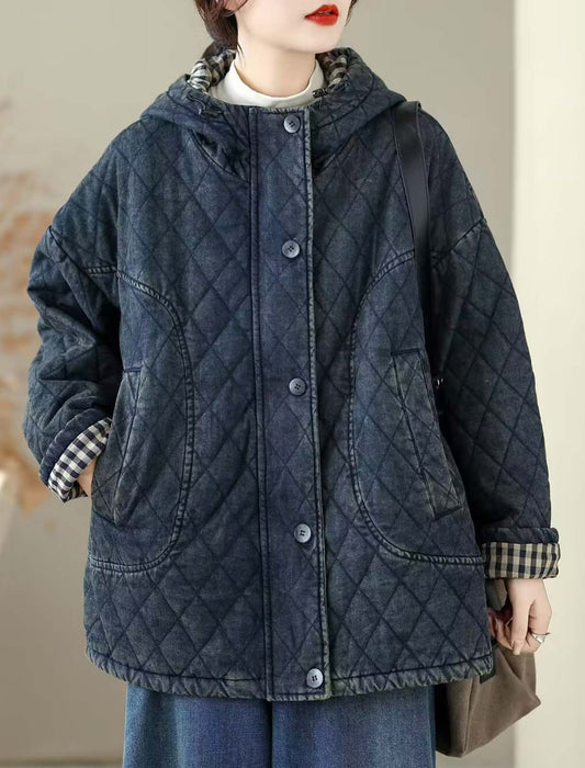 ナチュラルキルティング ロングコート風ジャケット