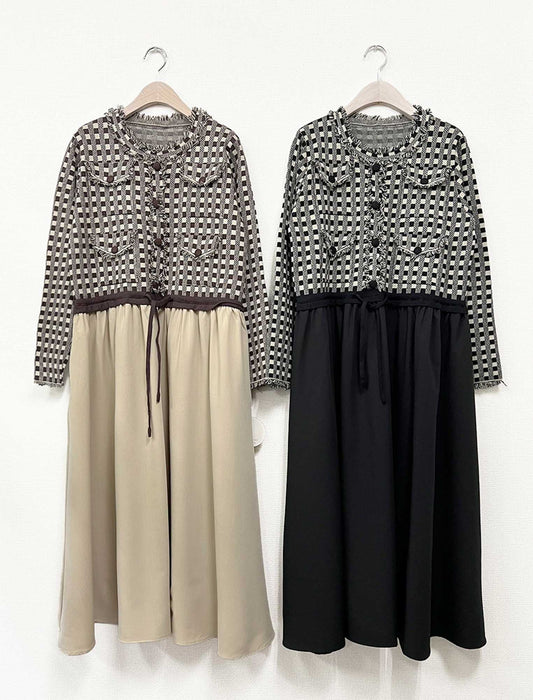 切替デザイン ドッキングワンピース | Northmall（ノースモール