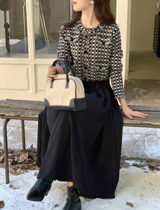 切替デザイン ドッキングワンピース