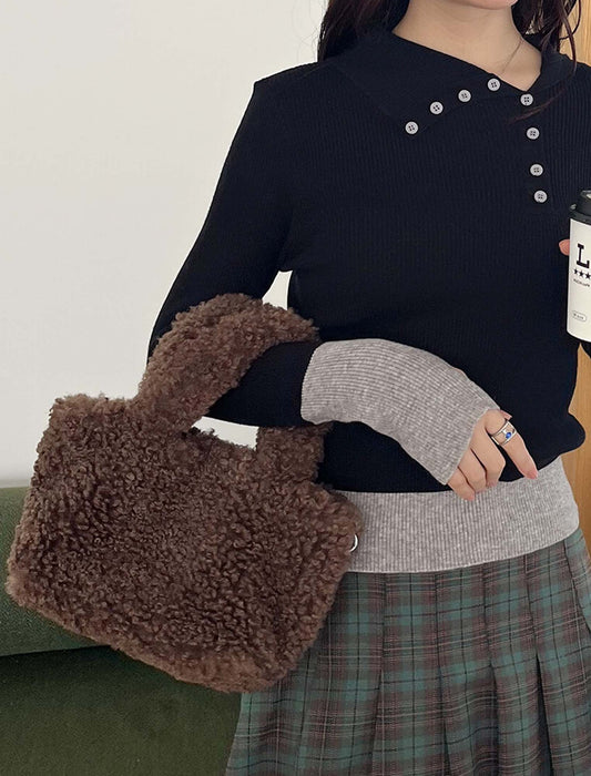 シャギーファーバッグ