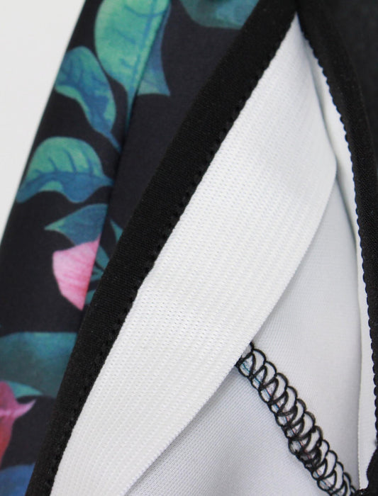 ボタニカルフラワープリントフレアースカート