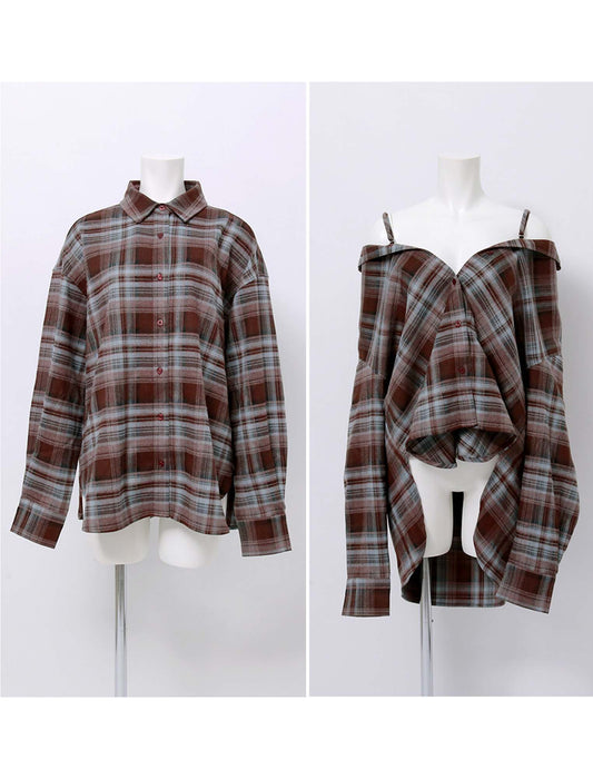 マルチWAYチェック柄シャツ