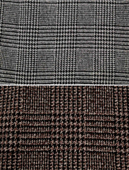 グレンチェック柄2WAYストリング配色ロングワンピース