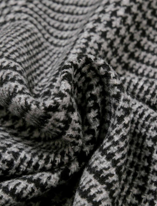 グレンチェック柄2WAYストリング配色ロングワンピース