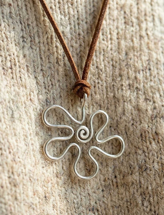 フラワーコードネックレス