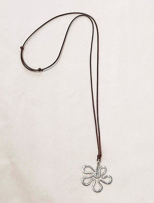 フラワーコードネックレス