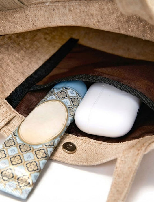 すずらんのオーバル刺繍 ミニトートバッグ