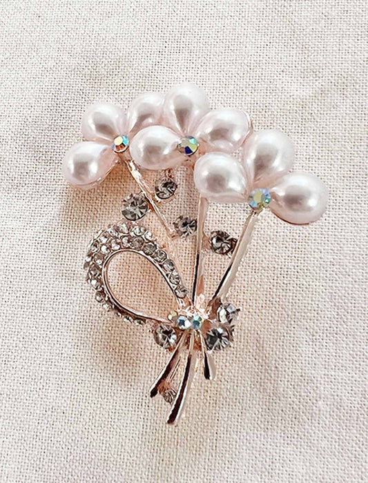 ボタニカルパール・リュクスブローチ