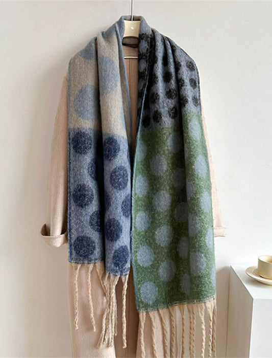 マルチドッド柄マフラー