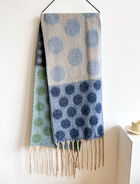 マルチドッド柄マフラー