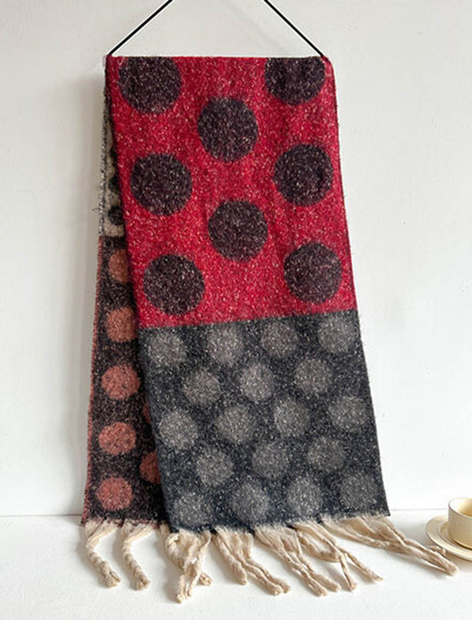 マルチドッド柄マフラー