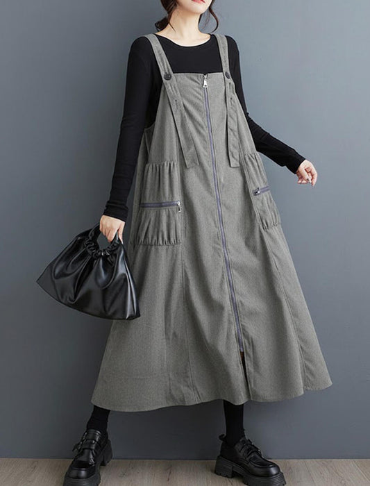 【近日入荷】上品Aライン ジャンパースカート※2月上旬入荷予定