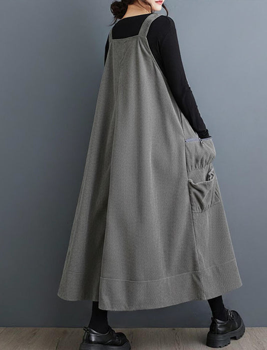 【近日入荷】上品Aライン ジャンパースカート※2月上旬入荷予定