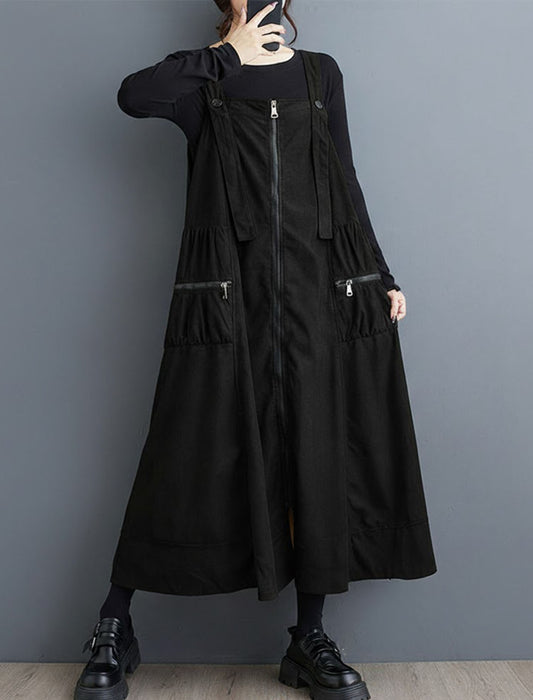 【近日入荷】上品Aライン ジャンパースカート※2月上旬入荷予定