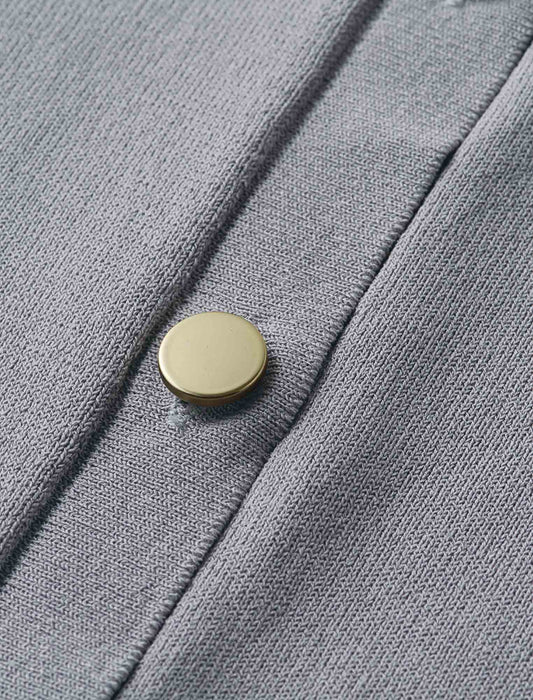 【受注】ゴールドボタンニットジャケット