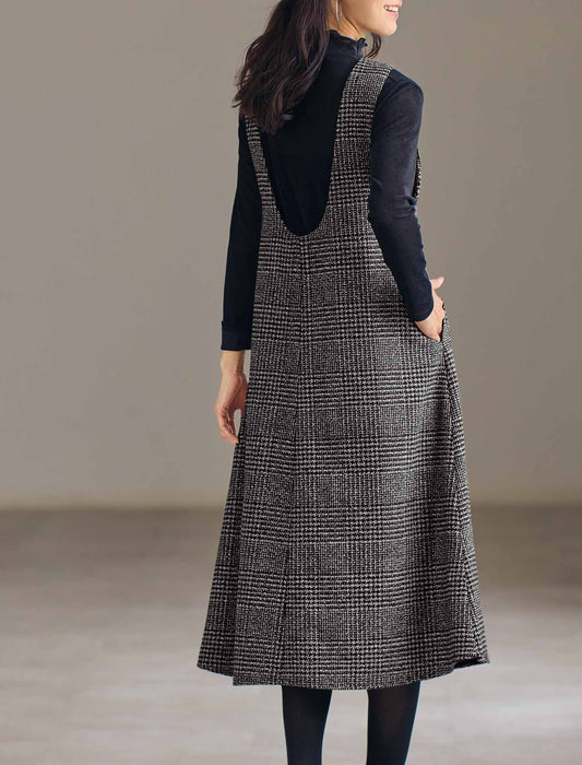 【受注】グレンチェックジャンパースカート