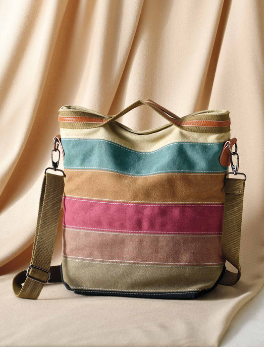 【受注】マルチボーダーショルダーバッグ