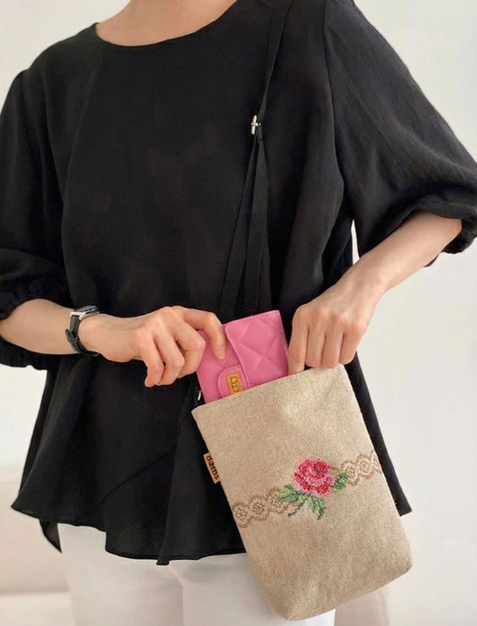 北欧風スマホショルダーバッグ