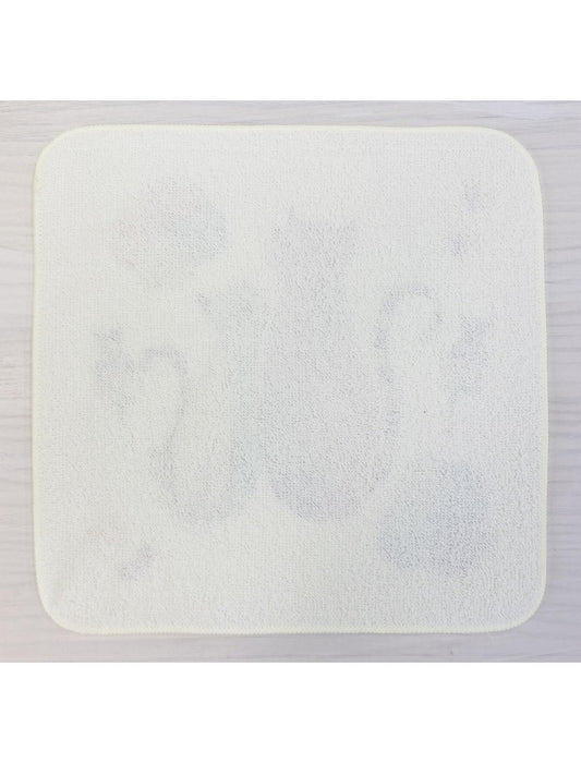 花と親子猫ちゃんハンカチ