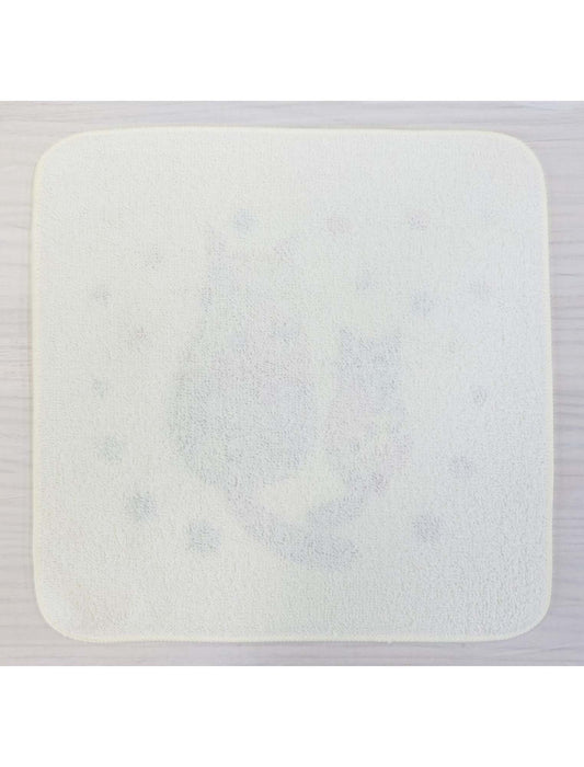 パッチワーク柄リボン猫ちゃんハンカチ