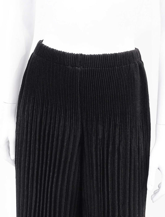 ＜SPECCHIO＞シャトルフェイドアウトプリーツ クロップドワイドパンツ