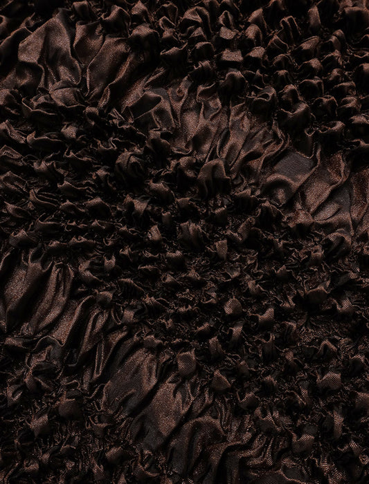 ＜SPECCHIO＞絞りプリーツハイネックネックブラウス