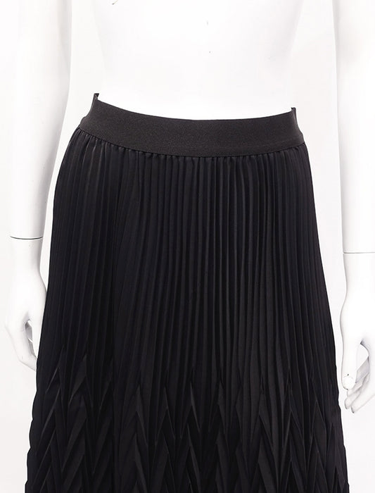 ＜SPECCHIO＞アコーディオンヘリンボーンプリーツスカート