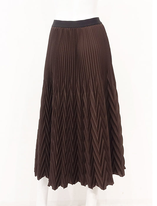 ＜SPECCHIO＞アコーディオンヘリンボーンプリーツスカート