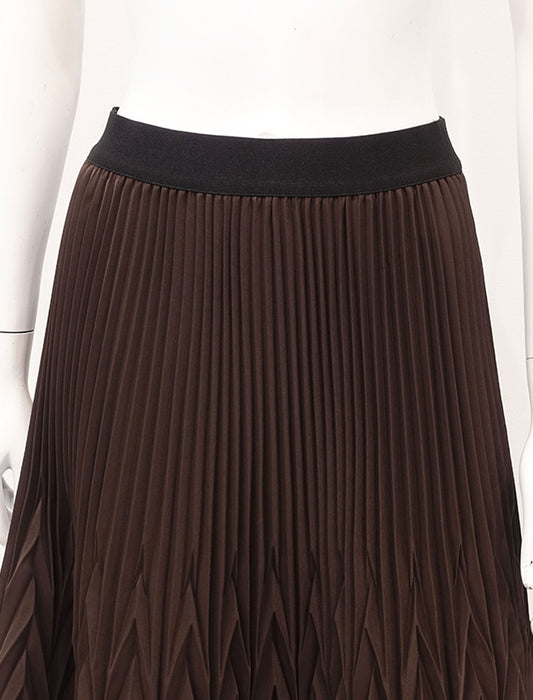 ＜SPECCHIO＞アコーディオンヘリンボーンプリーツスカート