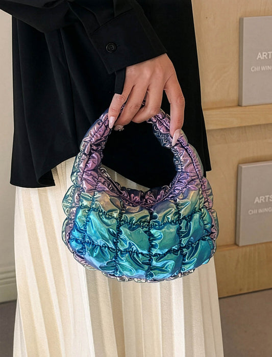 オーロラ・パフハンドバッグ