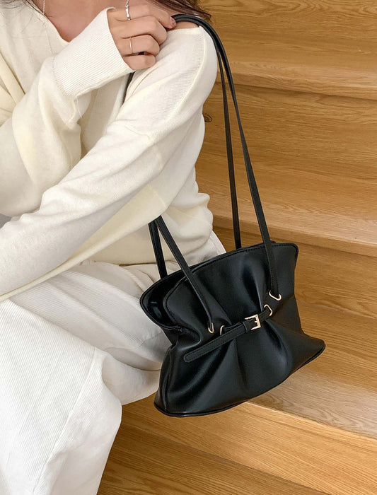 ドレープ・ギャザーショルダー