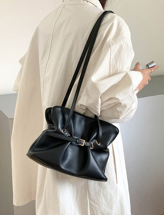 ドレープ・ギャザーショルダー