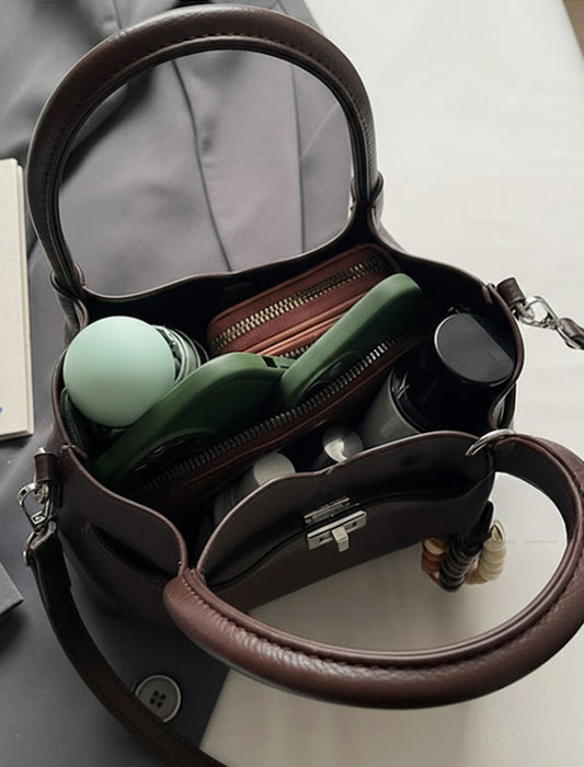 ビーズチャーム付 2wayベルトハンドバッグ