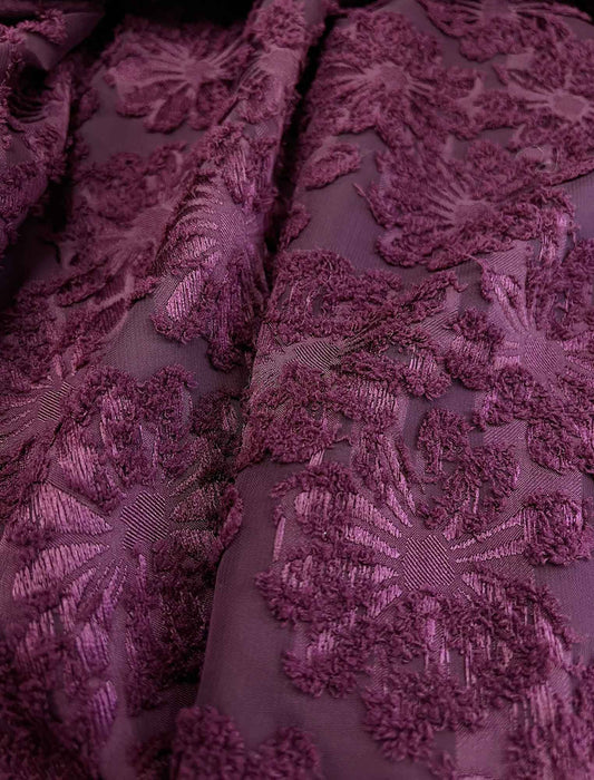 メロウフリル・立体レースジャガードブラウス