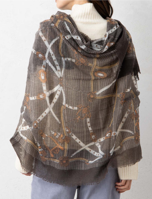 アルバスカシミヤ１００％エアリーストール