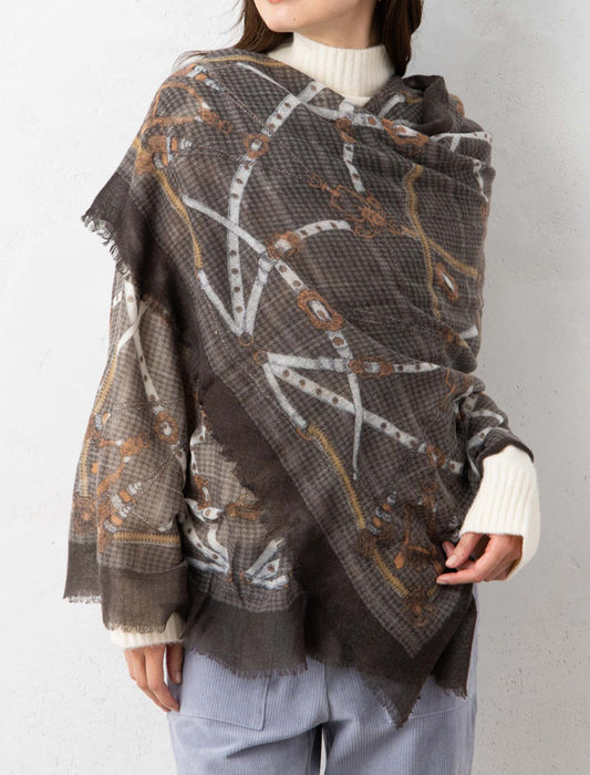 アルバスカシミヤ１００％エアリーストール