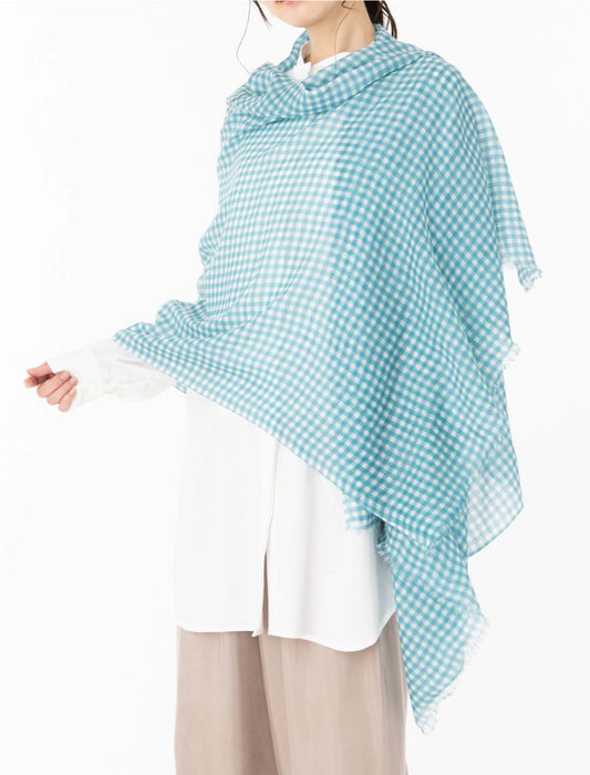 リネンカシミヤ梳毛ストール