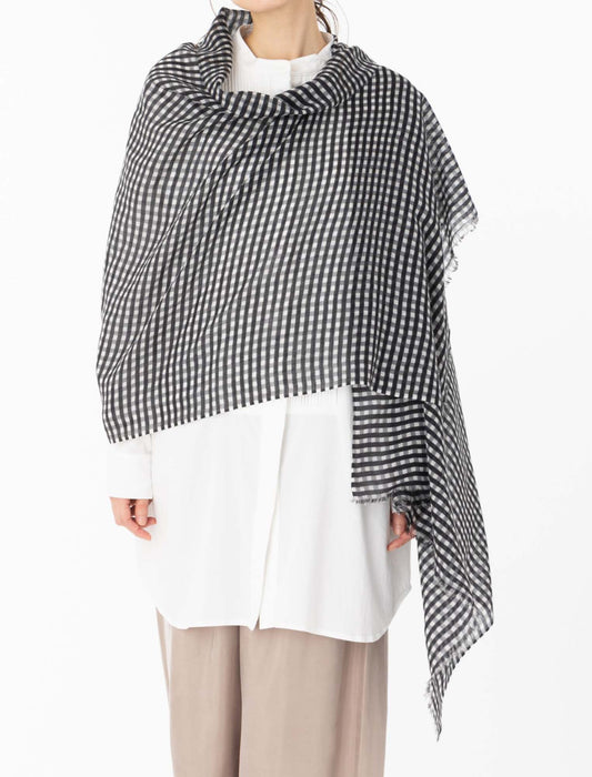 リネンカシミヤ梳毛ストール