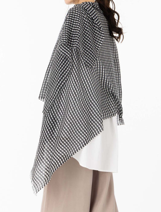 リネンカシミヤ梳毛ストール